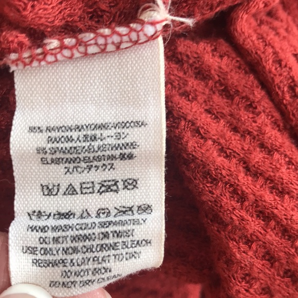 Free People Rust Sunset Park Thermal Top - Picture 12 of 12